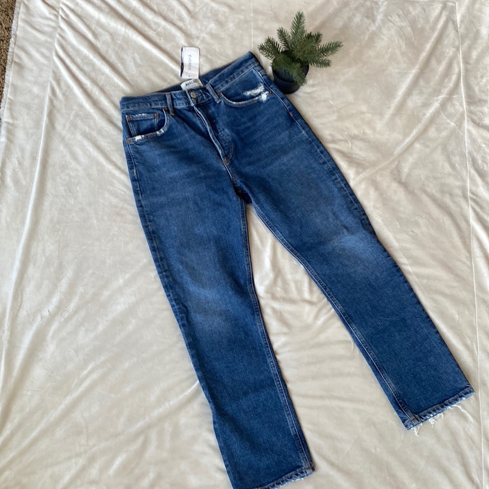 NWT Agolde Riley Crop Pastime 27